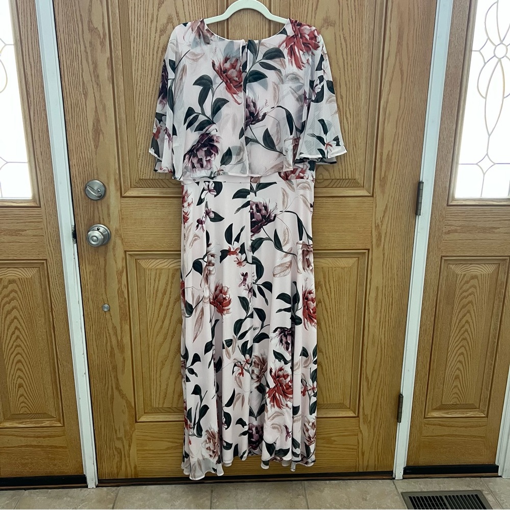 Calvin Klein Floral Chiffon Dress size 16 - Picture 5 of 8